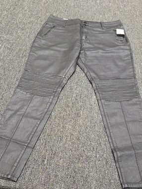 (#4C) Women's Chic Denim Black Pants